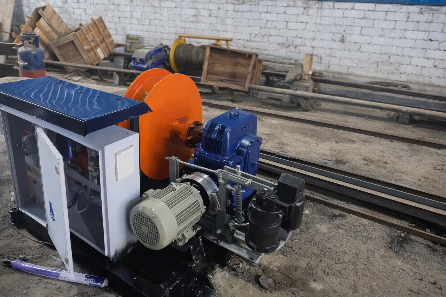 Cable Pulling Winch Machine