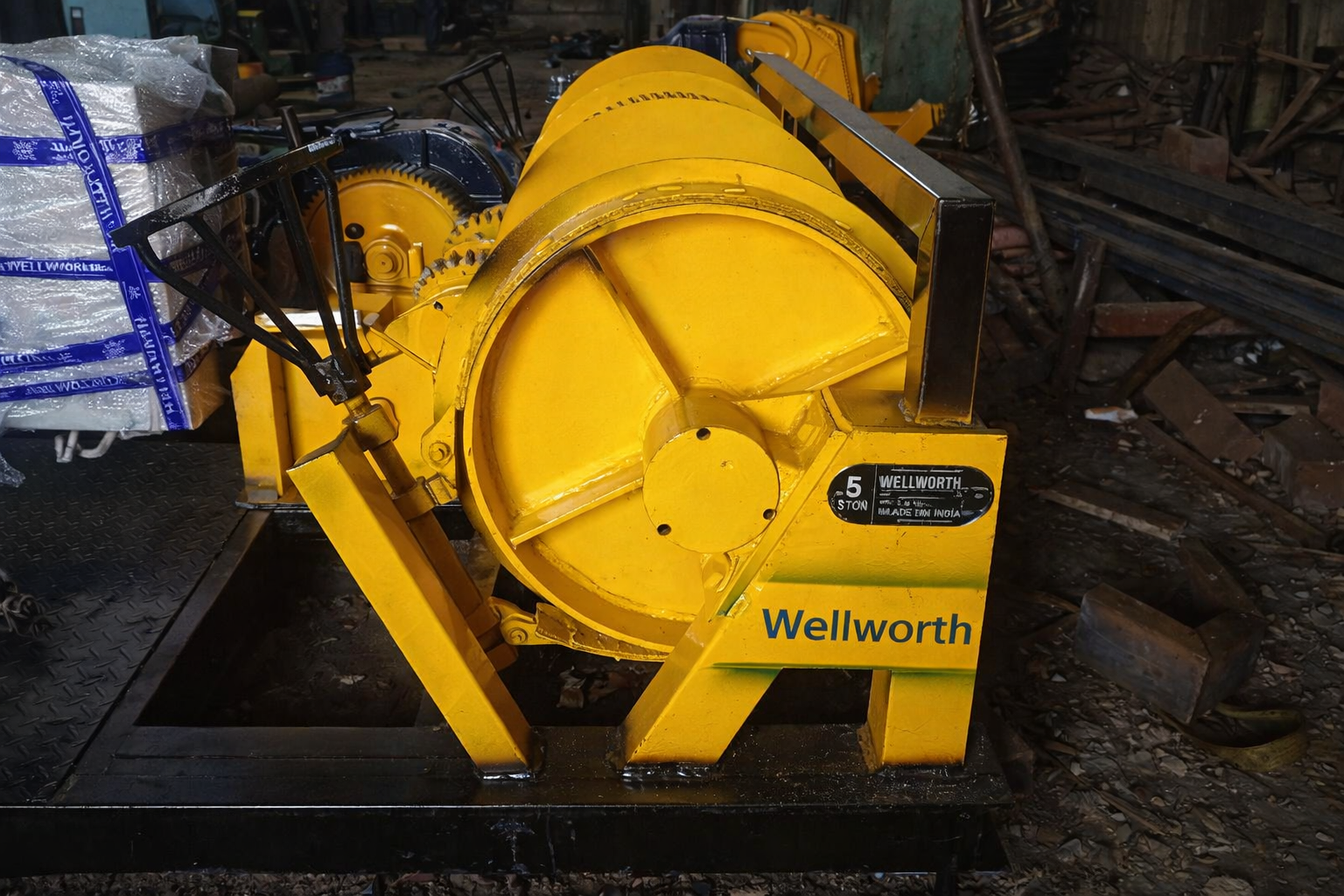 Single Drum Winch Machine