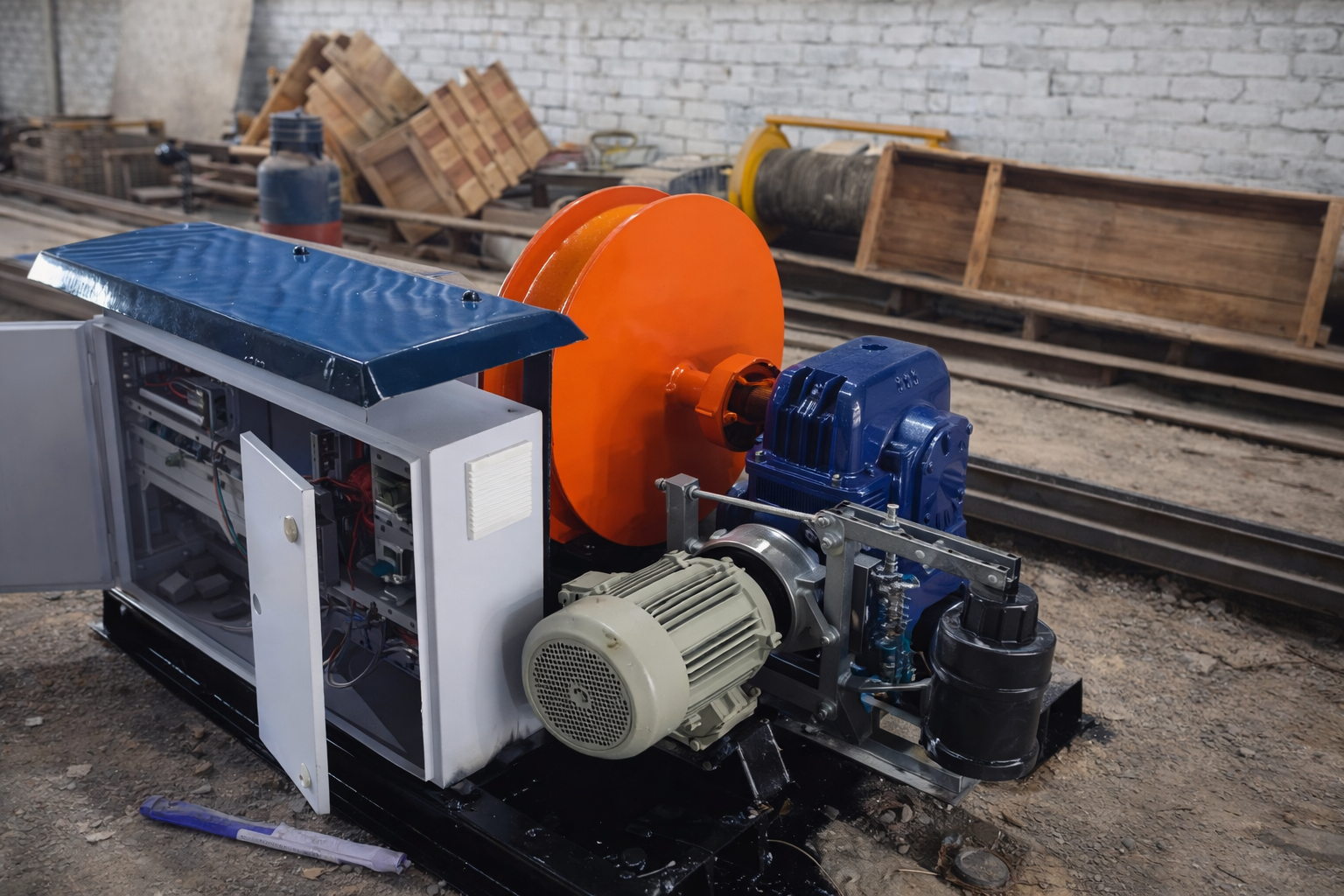 Cable Pulling Winch Machine