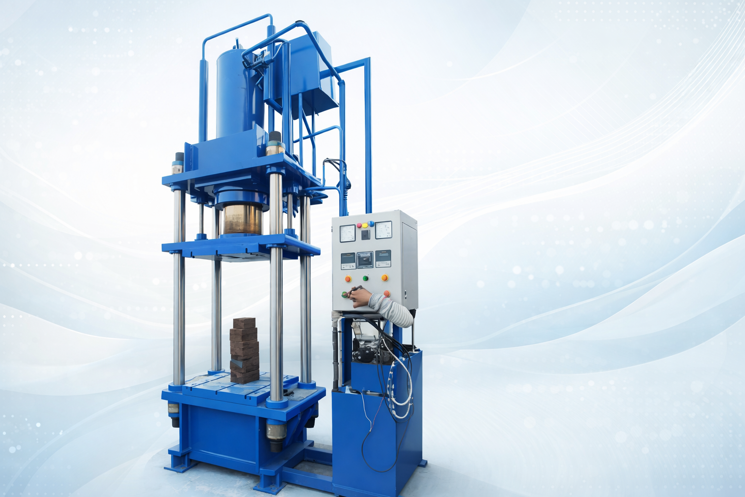 Pillar Type Hydraulic Machine